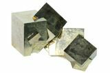 Natural Pyrite Cube Cluster - Spain #168635-1
